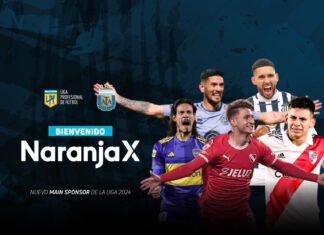 Naranja X se convierte en main sponsor de la Liga Profesional de Fútbol