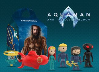 Mostaza y Warner Bros. presentan la colección de juguetes de Aquaman 2