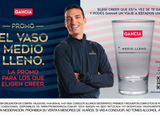 Gancia y Lionel Scaloni presentan “El vaso medio lleno”