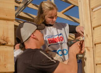 Grupo Bimbo y TECHO se unieron para construir un salón comunitario en el asentamiento El Chaparral de Córdoba