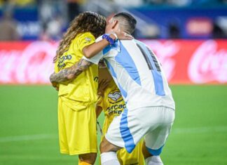 “Papá, llegaste”, una entrega especial para Dí María antes de la final de la Copa América