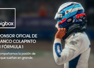 Bigbox acompaña a Franco Colapinto en la Fórmula 1