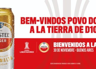 Ingenioso mensaje de Amstel y Don frente a la final de la Copa Libertadores