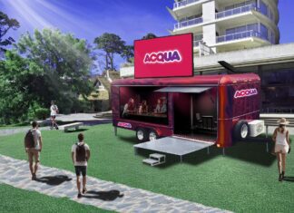 Mediamax activa este verano el Acqua Trucker de Radio Acqua en Pinamar