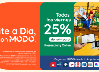 Supermercados Dia y MODO: aprovechá un 25% de reintegro pagando desde la app de tu banco