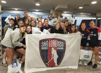 Algabo acompaña al hockey femenino argentino