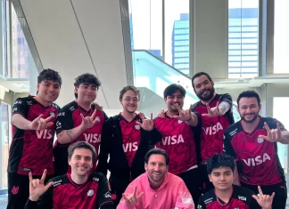 Messi recibió al equipo KRÜ VISA en Los Ángeles