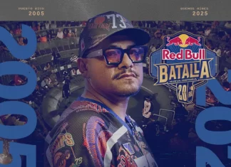 Aczino participará en el evento aniversario de los 20 años de Red Bull Batalla en Argentina