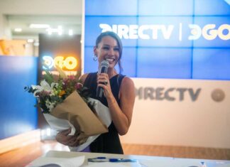 Pampita Ardohain fue presentada como embajadora de marca de DIRECTV y DGO: “Estoy en mi nueva casa”