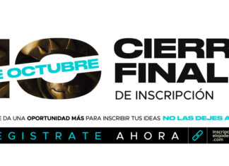 El Ojo anuncia extensión final para inscribir las mejores ideas hasta el 10 de octubre