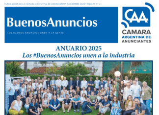 Ya salió la nueva Revista Buenos Anuncios 41 – Anuario 2025 – Publicación institucional de la Cámara Argentina de Anunciantes