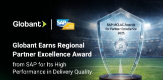 Globant Gana El Premio SAP A La Excelencia en Delivery Y Se Consolida Como Socio Estratégico En Latinoamérica