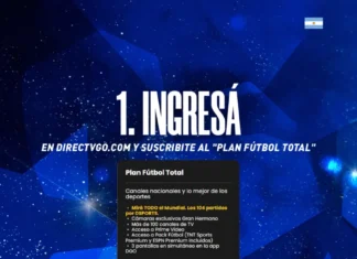 Todo el fútbol en un solo lugar:llega el nuevo “Plan Fútbol Total” de DIRECTV y DGO
