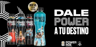 Powerade lanza su campaña “Dale Power a tu Destino”, protagonizada por una edición limitada de botellas de los Campeones del Mundo
