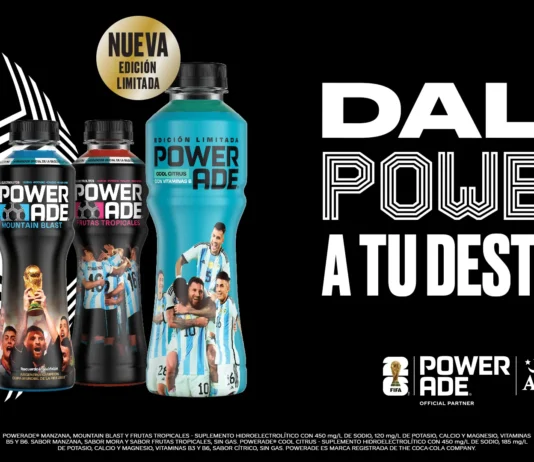 Powerade lanza su campaña “Dale Power a tu Destino”, protagonizada por una edición limitada de botellas de los Campeones del Mundo