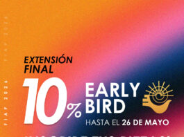 Extensión Final Early Bird FIAP 2026 hasta el 26 de mayo