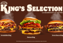 Burger King renueva su línea King Selection con tres nuevas hamburguesas