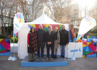 Vicente López inauguró la Plaza Activa Joy of Moving en Olivos