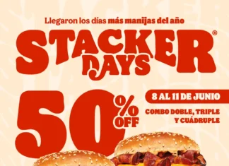 Burger King Argentina celebra los Stacker Days con combos a mitad de precio