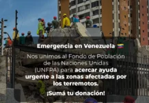 Dia se une a UNFPA para asistir a las comunidades afectadas en Venezuela