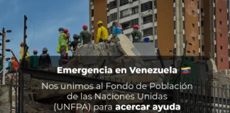 Dia se une a UNFPA para asistir a las comunidades afectadas en Venezuela