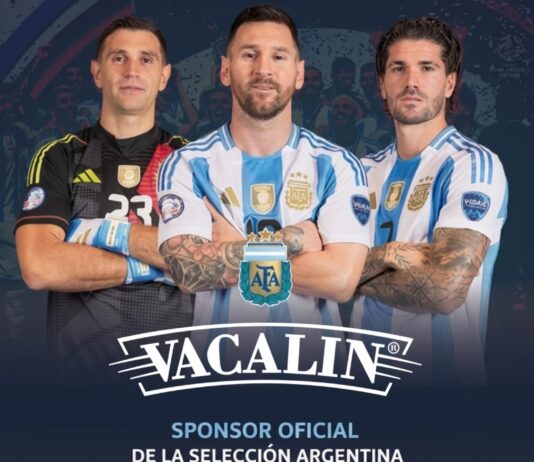 Vacalin se convierte en Sponsor Oficial de la Selección Argentina de Fútbol