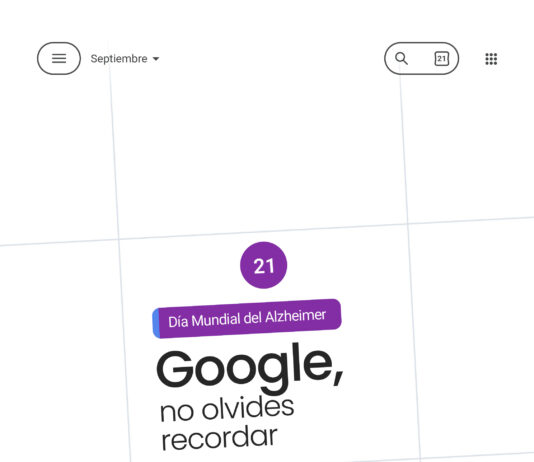 ALMA le pide a Google Calendar que no se olvide del Día Mundial del Alzheimer