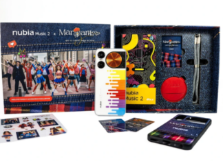 Mes de la primavera: Kit nubia Music 2 x Margarita con 10% off y 12 cuotas sin interés