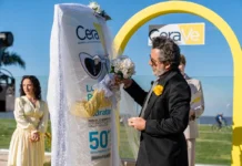 Pablo Granados dijo “Sí, quiero” en un casamiento a puro humor y dress code amarillo